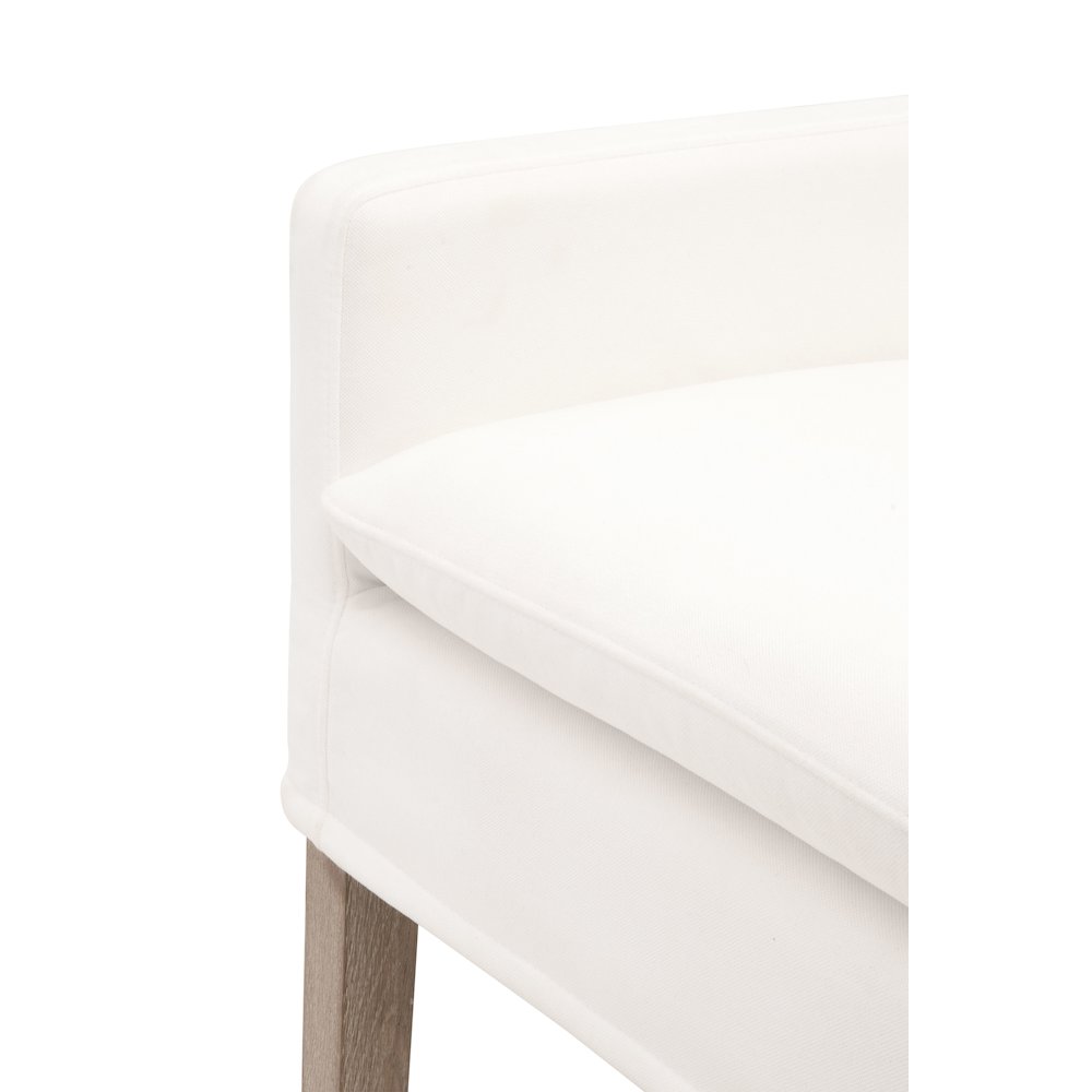 Stitch & Hand - Dining & Bedroom Transitional Drake Slipcover Counter Stool. Picture 6