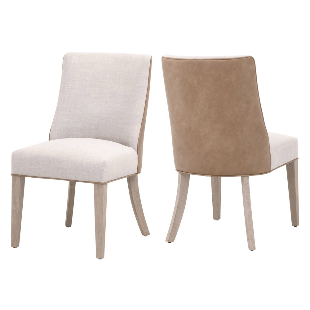 Essentials Transitional Duet Dining Chair, Set of 2. Picture 9