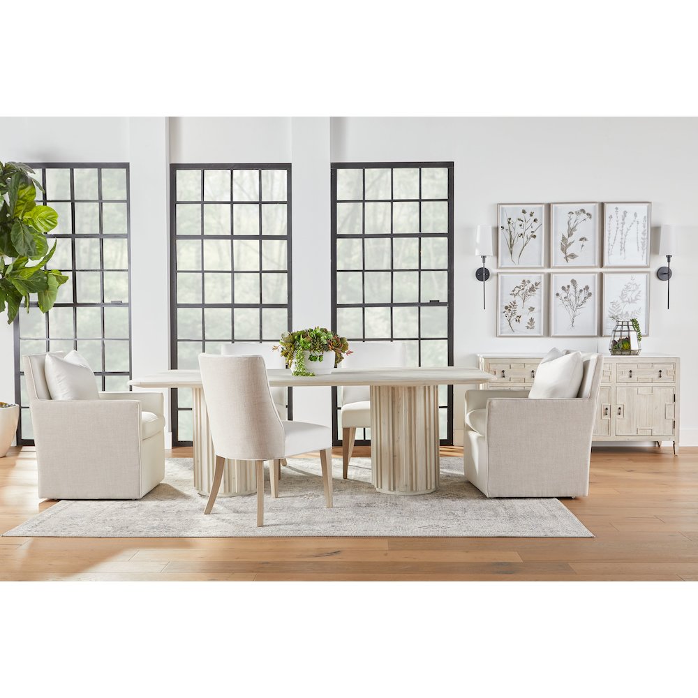 Essentials Transitional Duet Dining Chair, Set of 2. Picture 17