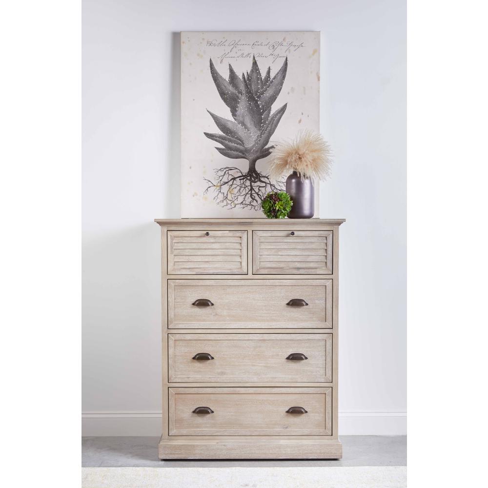 Traditions Eden 5-Drawer High Chest. Picture 9