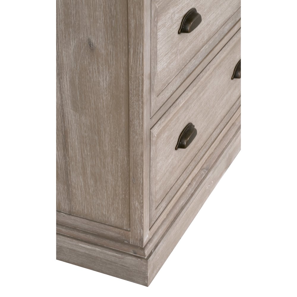 Traditions Transitional Eden 7-Drawer Media Dresser. Picture 9