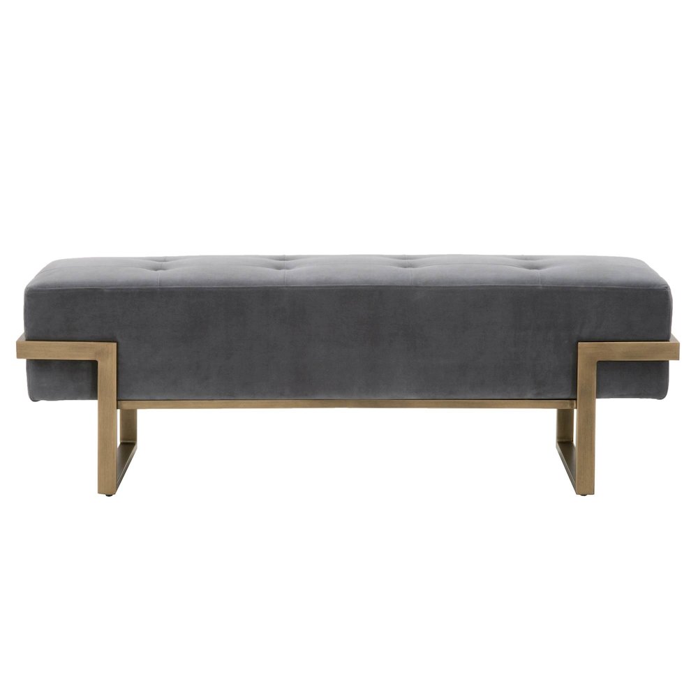 District Transitional Fiona Upholstered Bench. Picture 1