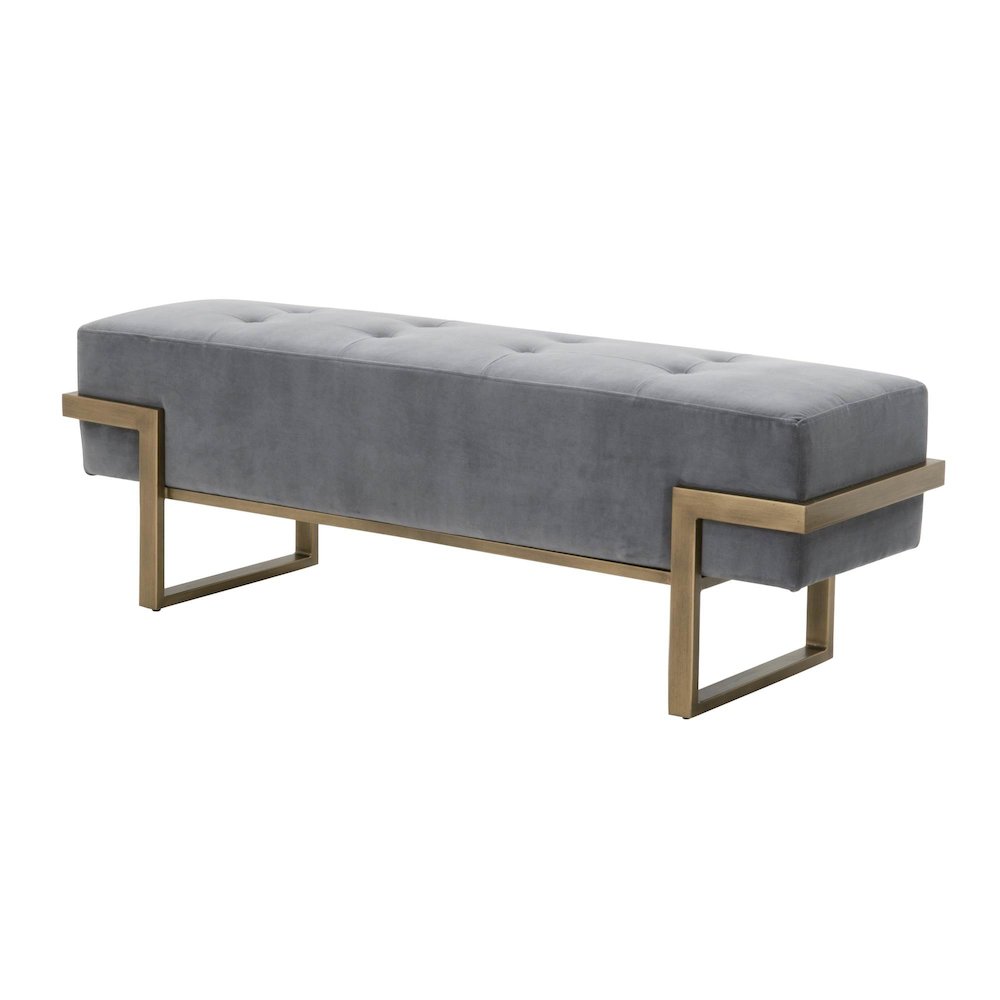 District Transitional Fiona Upholstered Bench. Picture 2