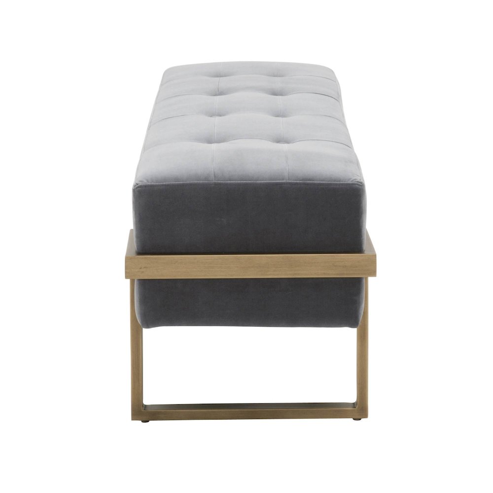 District Transitional Fiona Upholstered Bench. Picture 3