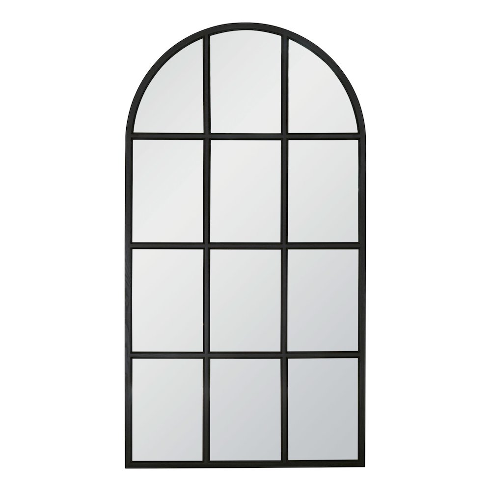 Stitch & Hand - Dining & Bedroom Transitional Grid Arched Mirror. Picture 1