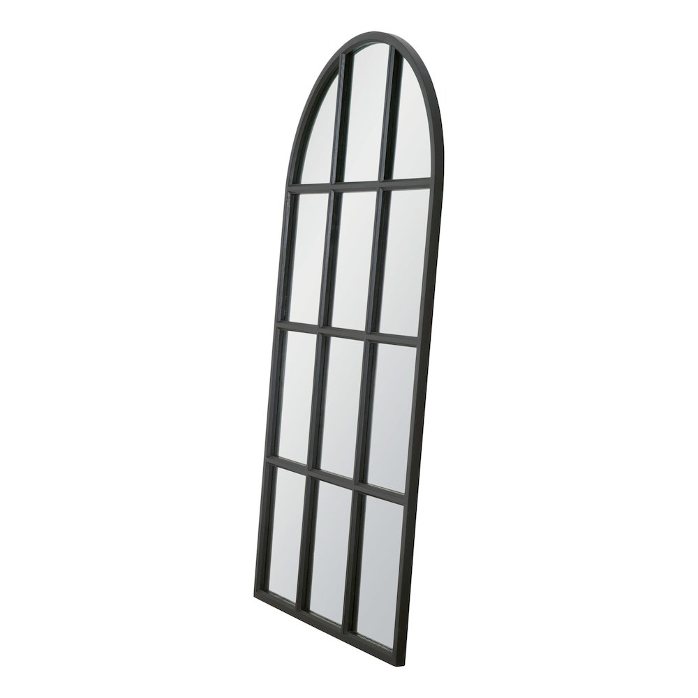 Stitch & Hand - Dining & Bedroom Transitional Grid Arched Mirror. Picture 2