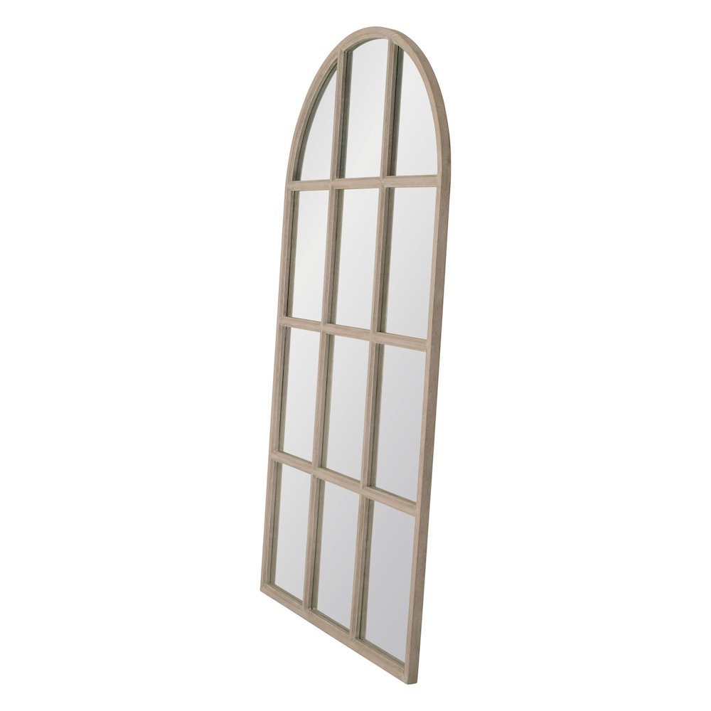 Stitch & Hand - Dining & Bedroom Transitional Grid Arched Mirror. Picture 2