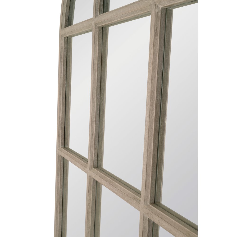 Stitch & Hand - Dining & Bedroom Transitional Grid Arched Mirror. Picture 4