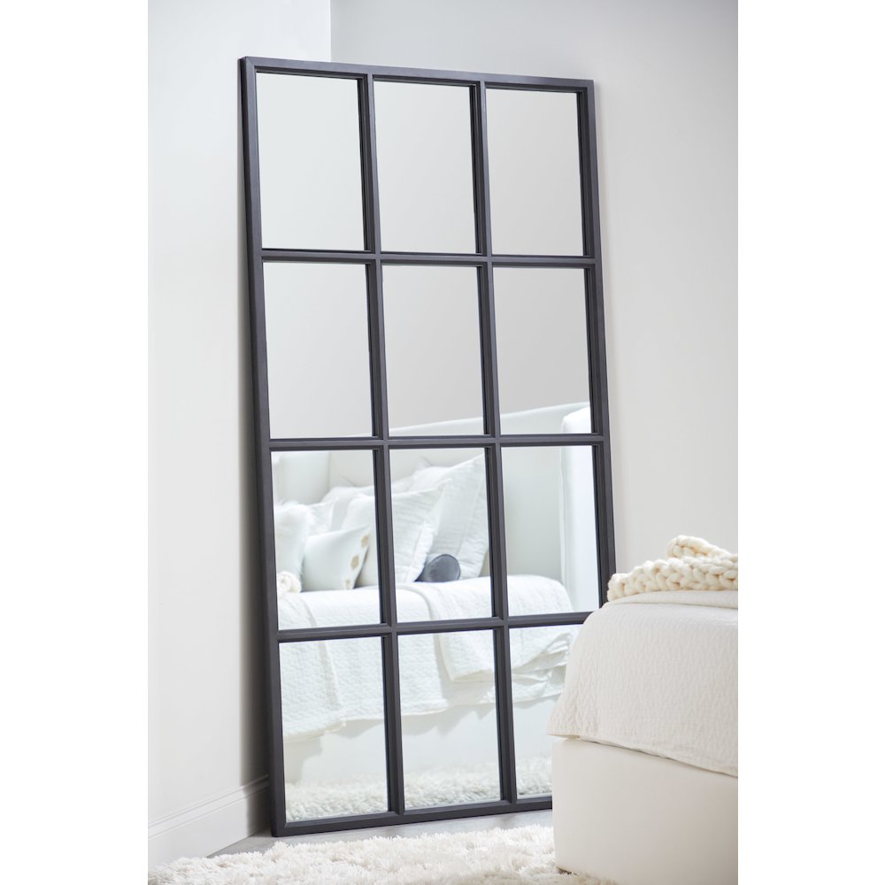Stitch & Hand - Dining & Bedroom Transitional Grid Mirror. Picture 4