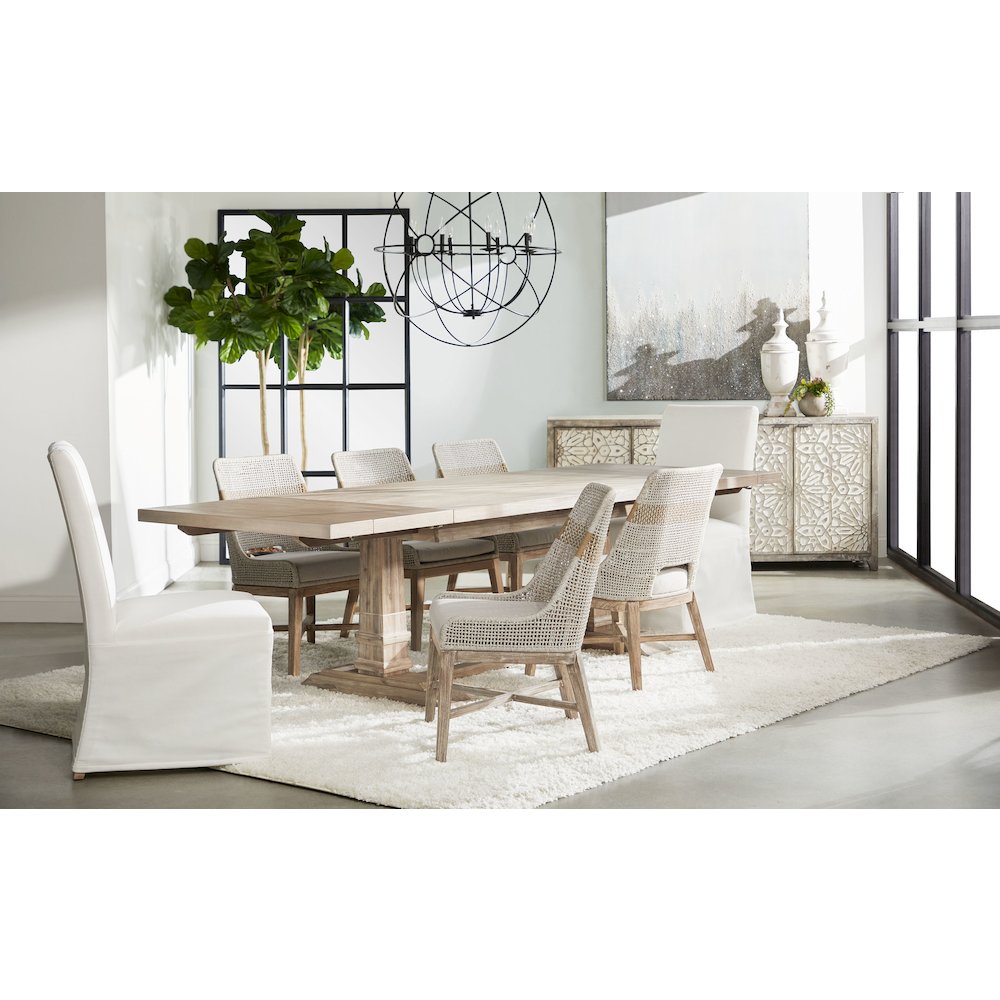Stitch & Hand - Dining & Bedroom Transitional Grid Mirror. Picture 7