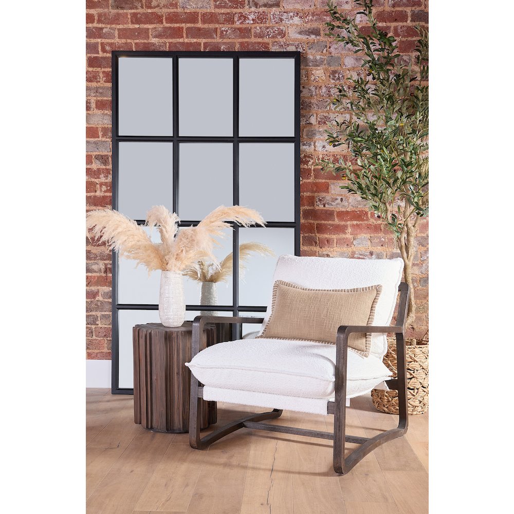 Stitch & Hand - Dining & Bedroom Transitional Grid Mirror. Picture 13