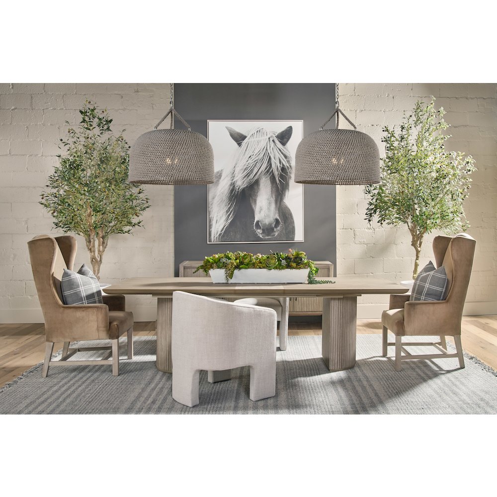 Essentials Transitional Hall Arm Chair. Picture 13