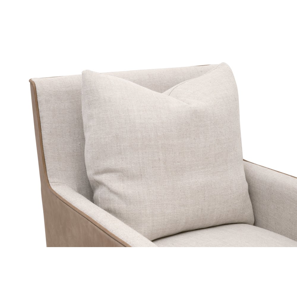 Essentials Transitional Harmony Arm Chair With Casters. Picture 7