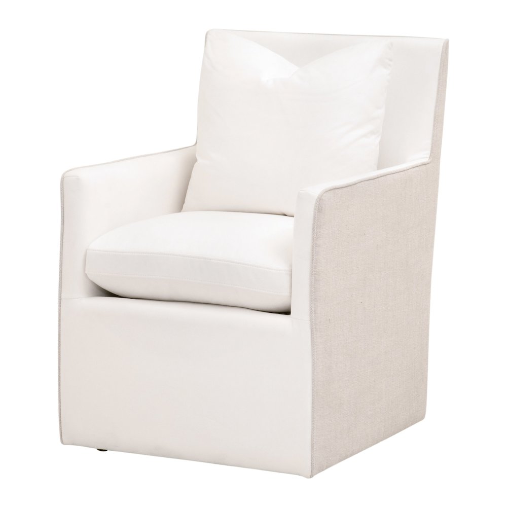 Essentials Transitional Harmony Arm Chair with Casters. Picture 2