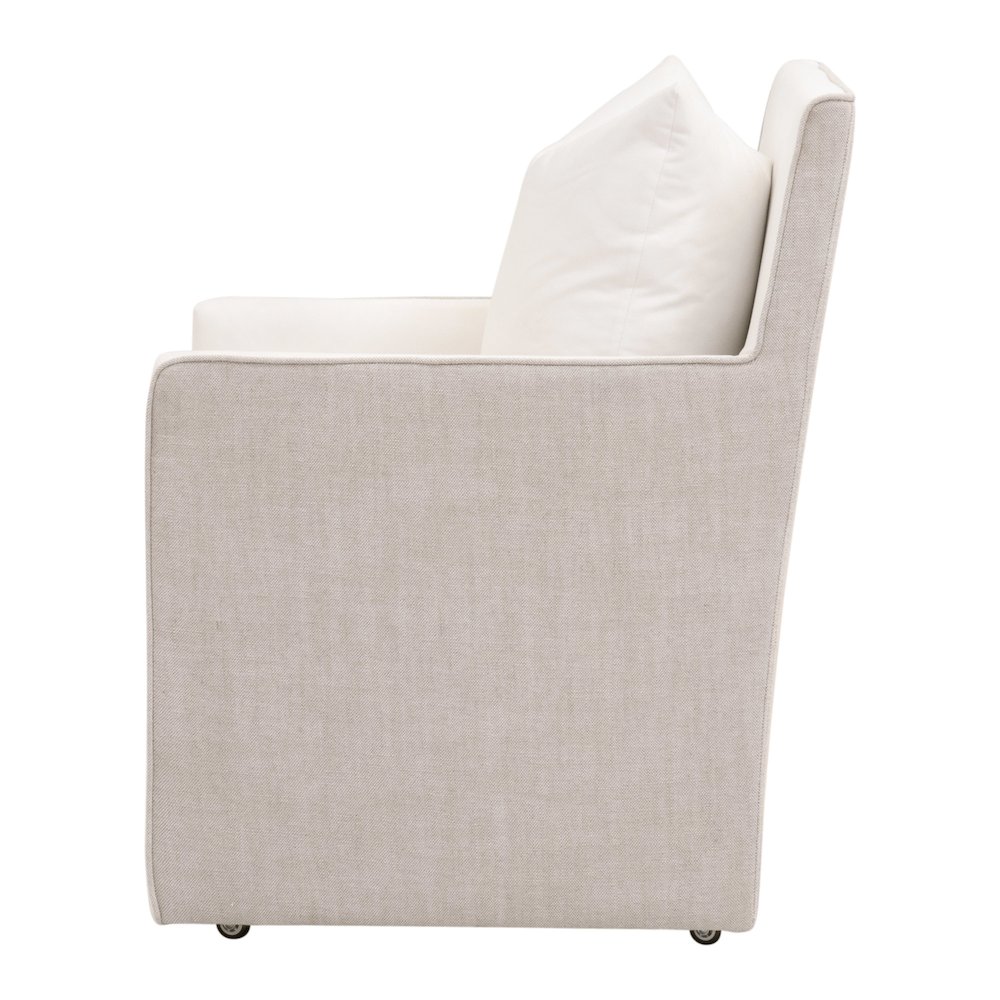 Essentials Transitional Harmony Arm Chair with Casters. Picture 3