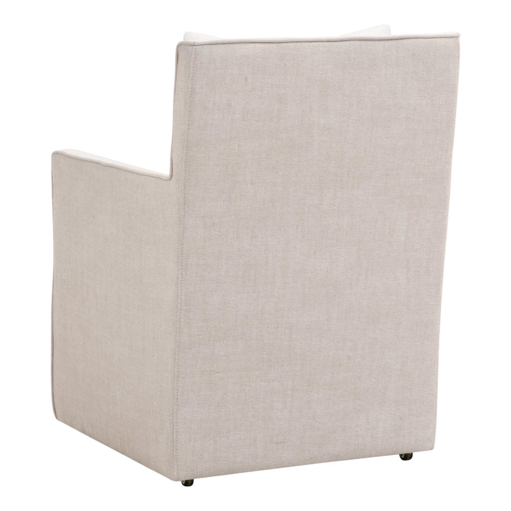Essentials Transitional Harmony Arm Chair with Casters. Picture 4