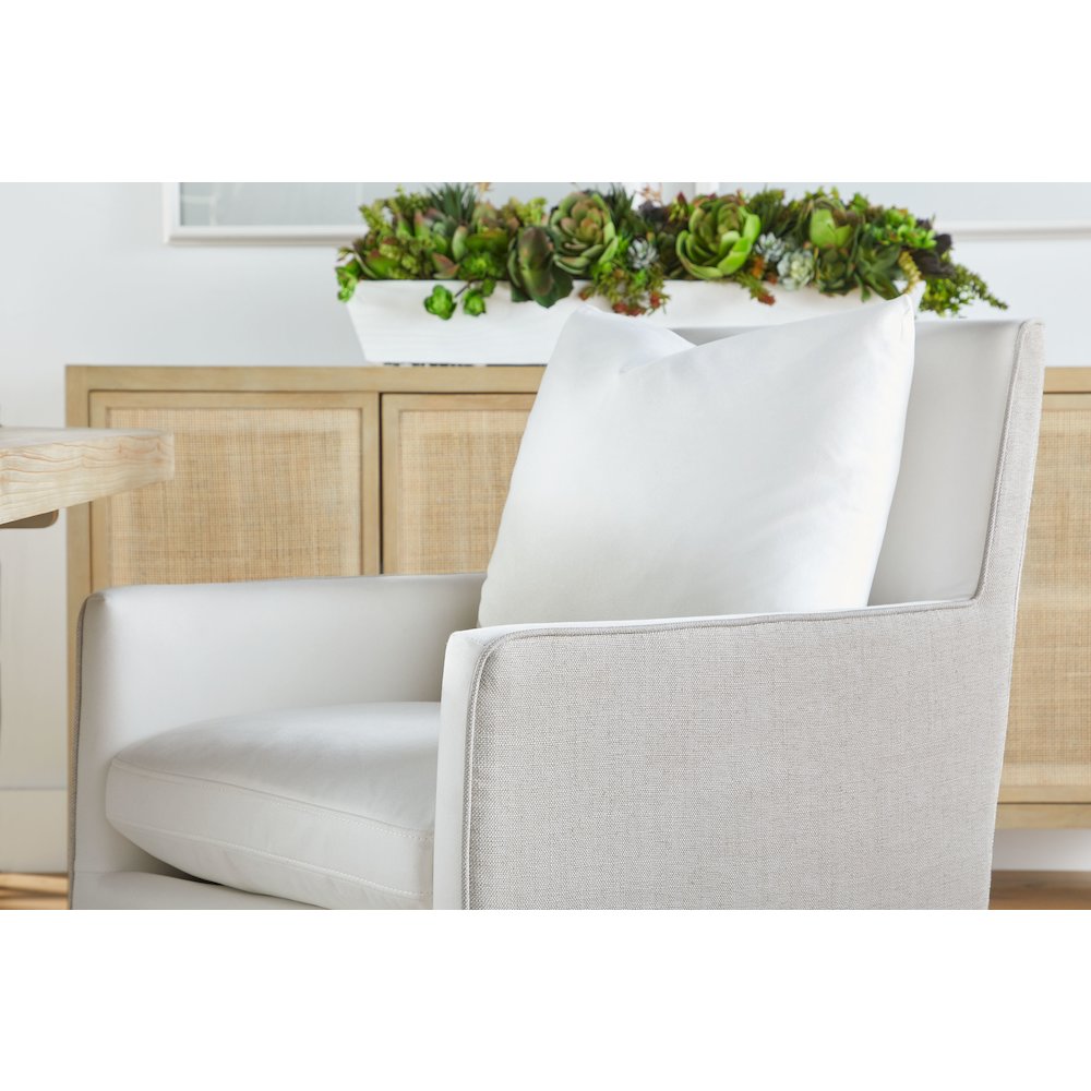 Essentials Transitional Harmony Arm Chair with Casters. Picture 13