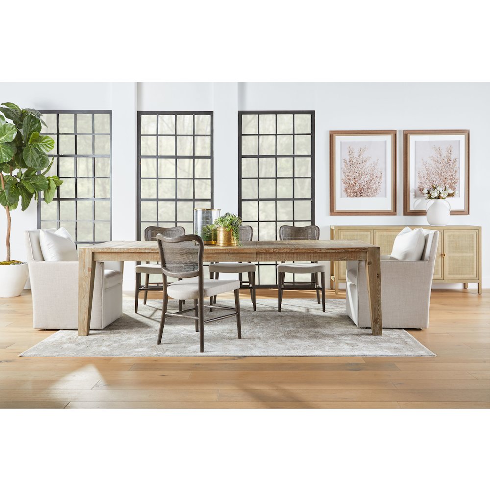 Essentials Transitional Harmony Arm Chair with Casters. Picture 16