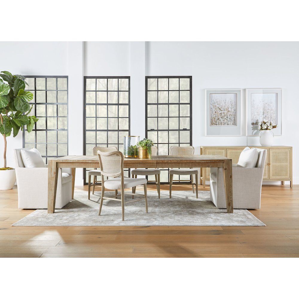 Essentials Transitional Harmony Arm Chair with Casters. Picture 17
