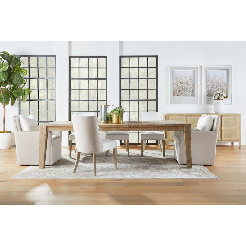 Essentials Transitional Harmony Arm Chair with Casters. Picture 18