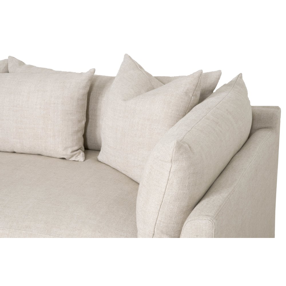 Stitch & Hand - Upholstery Transitional Haven 110" Lounge Slipcover LF Sectional. Picture 4