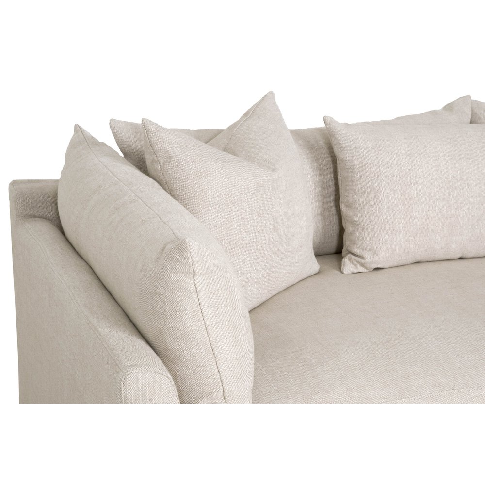 Stitch & Hand - Upholstery Transitional Haven 110" Lounge Slipcover RF Sectional. Picture 4