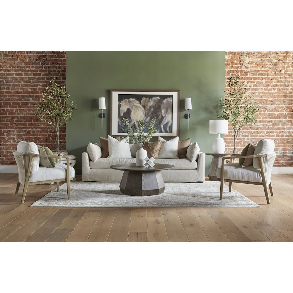 Stitch & Hand - Upholstery Transitional Haven 96" Lounge Slipcover Sofa. Picture 15