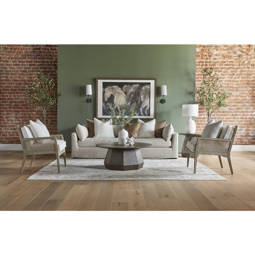 Stitch & Hand - Upholstery Transitional Haven 96" Lounge Slipcover Sofa. Picture 16
