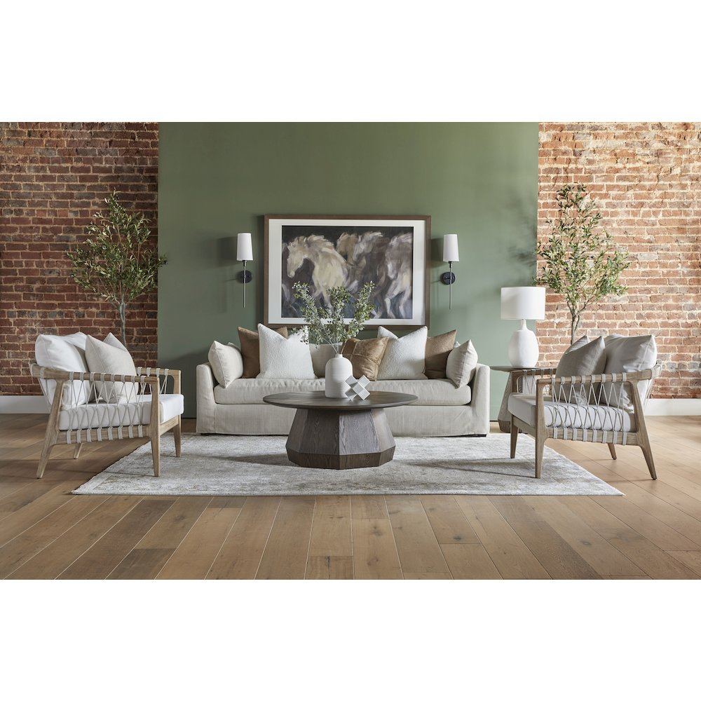 Stitch & Hand - Upholstery Transitional Haven 96" Lounge Slipcover Sofa. Picture 17