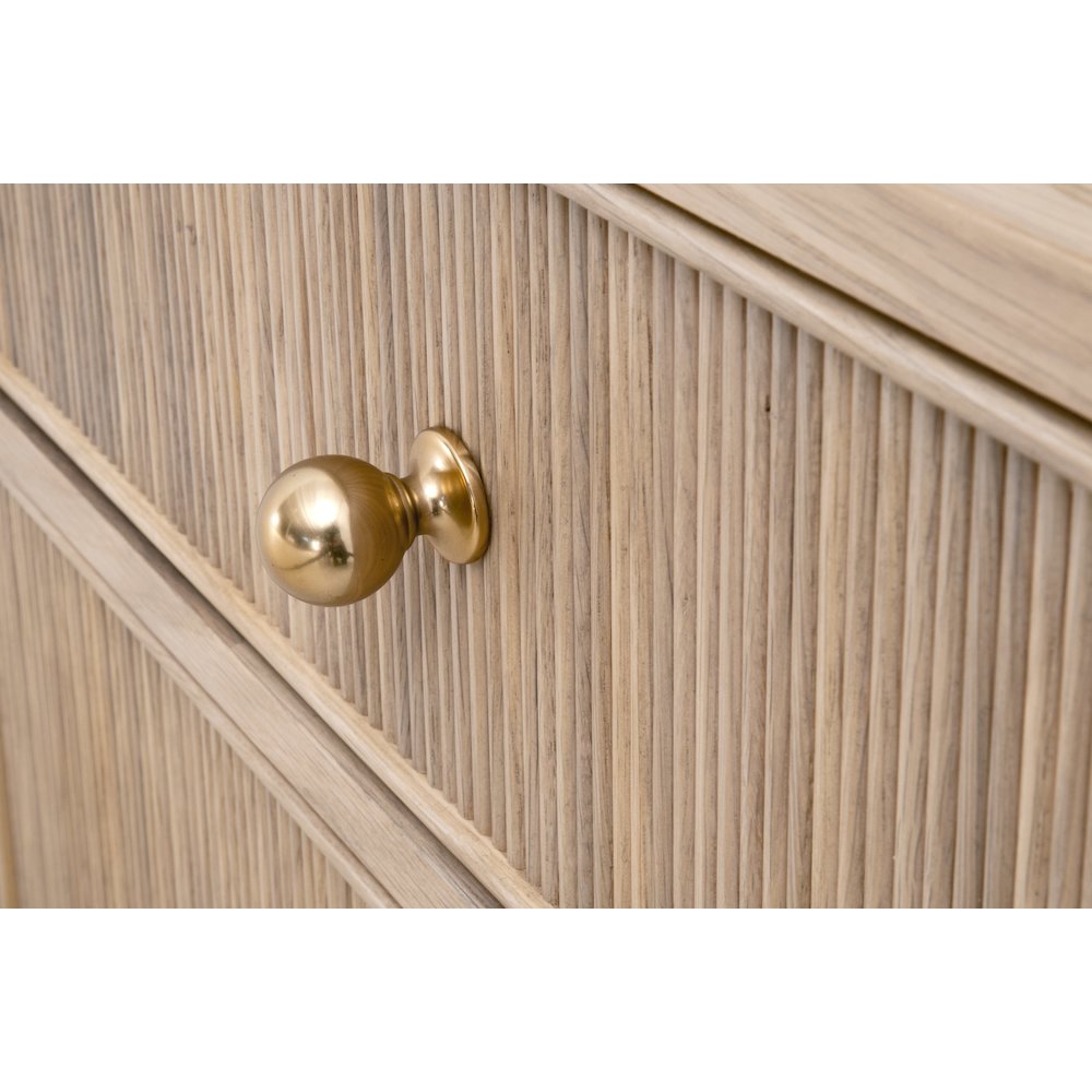 Bronze Bay Transitional Highland 2-Drawer Nightstand. Picture 6