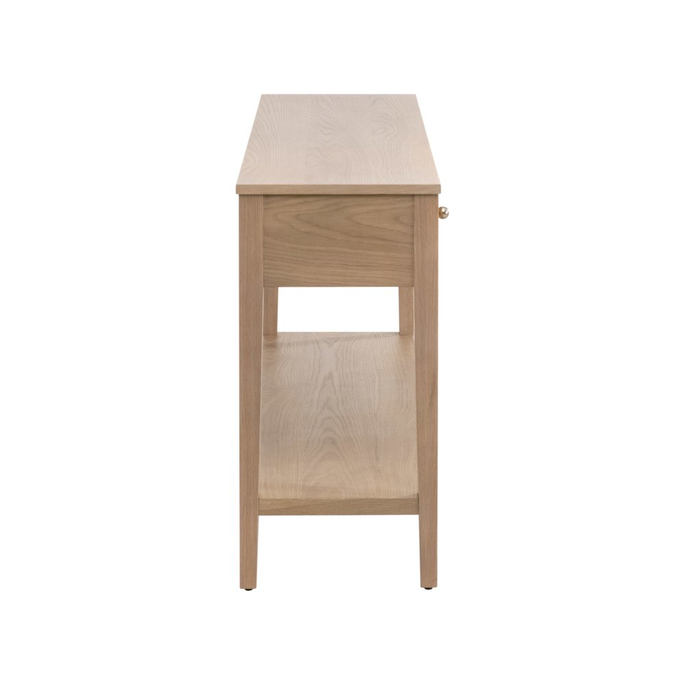 Bronze Bay Transitional Highland 3-Drawer Console Table. Picture 5