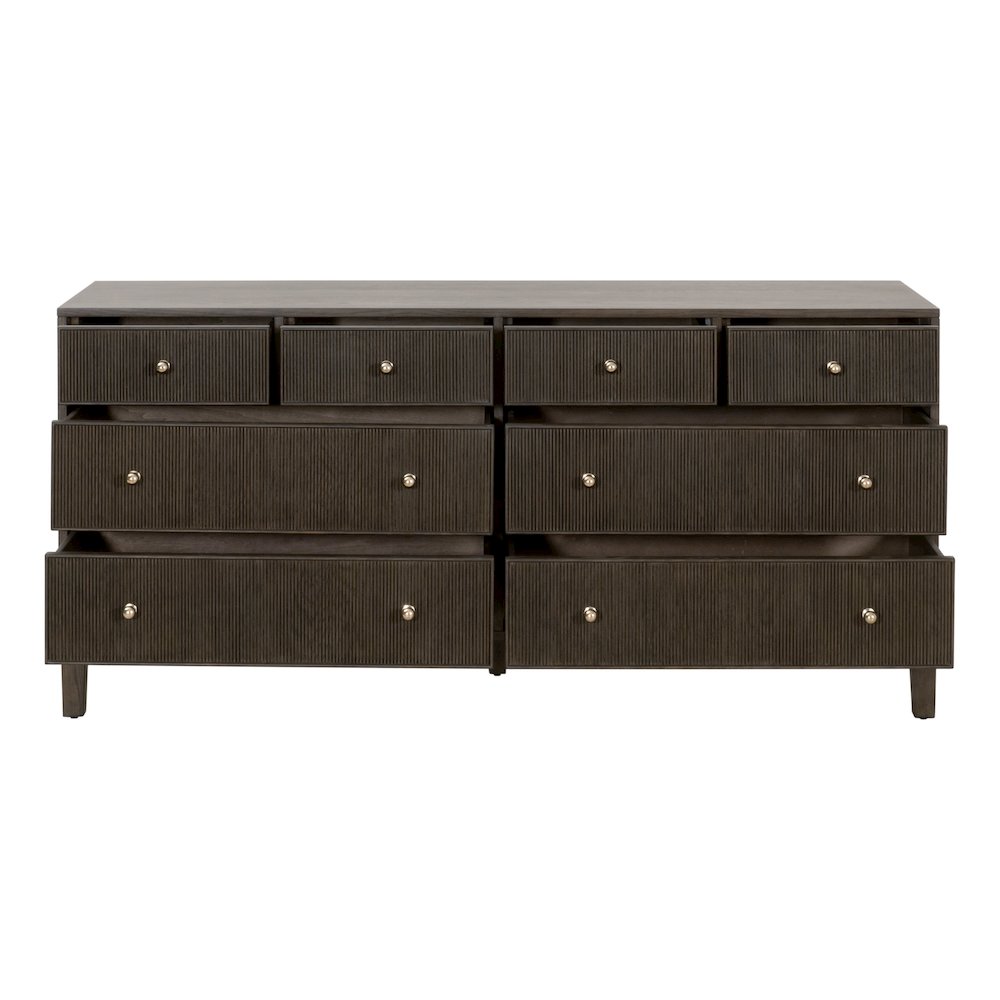 Bronze Bay Transitional Highland 8-Drawer Double Dresser. Picture 2
