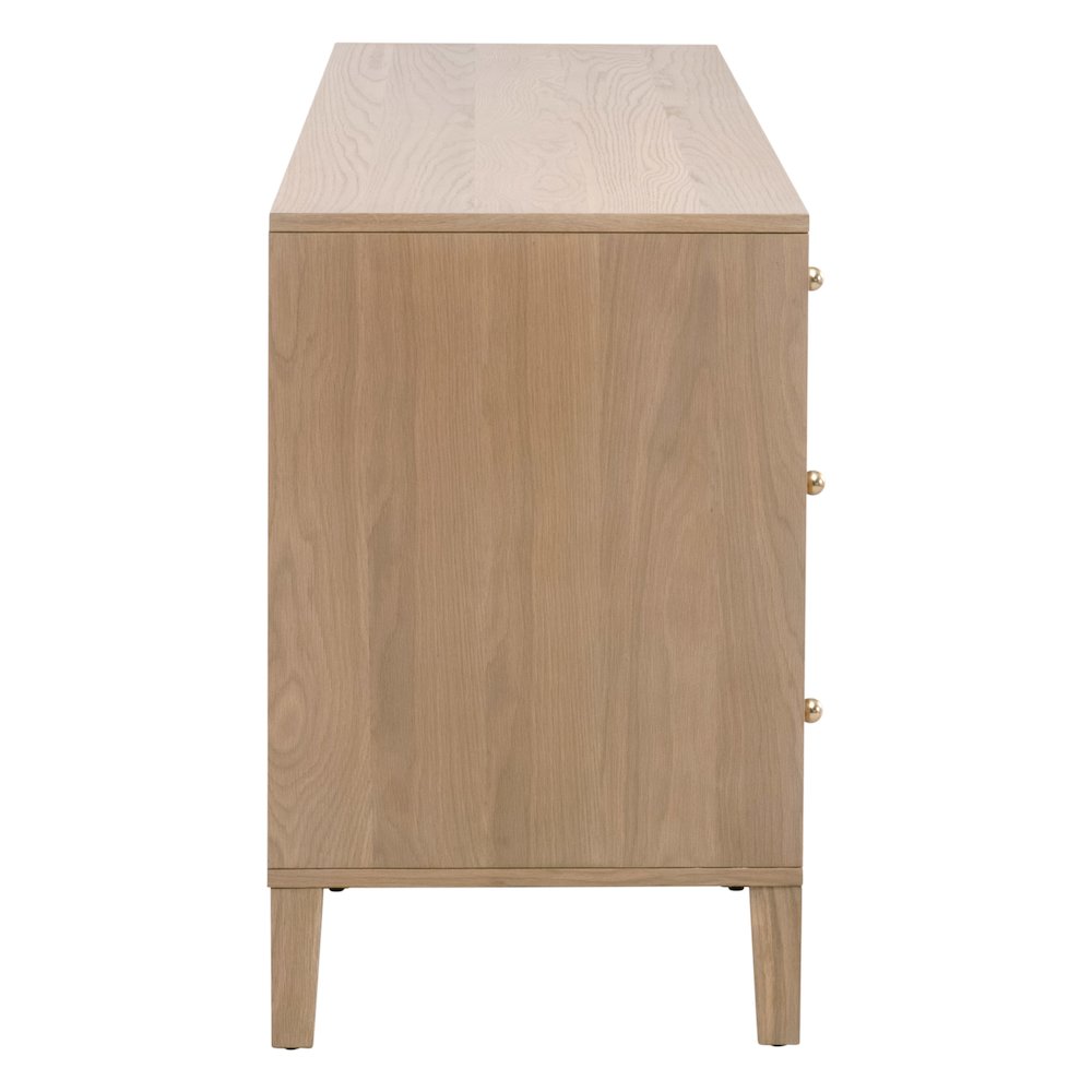 Bronze Bay Transitional Highland 8-Drawer Double Dresser. Picture 5