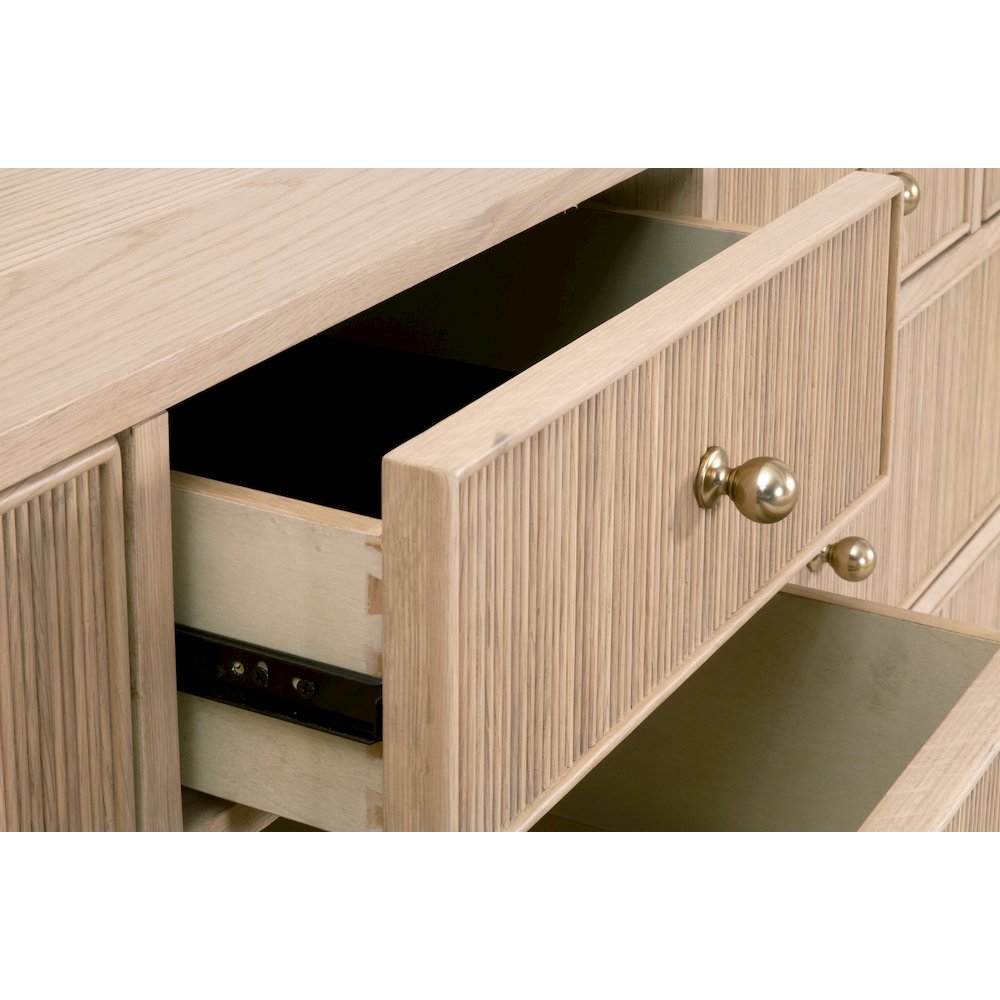 Bronze Bay Transitional Highland 8-Drawer Double Dresser. Picture 8