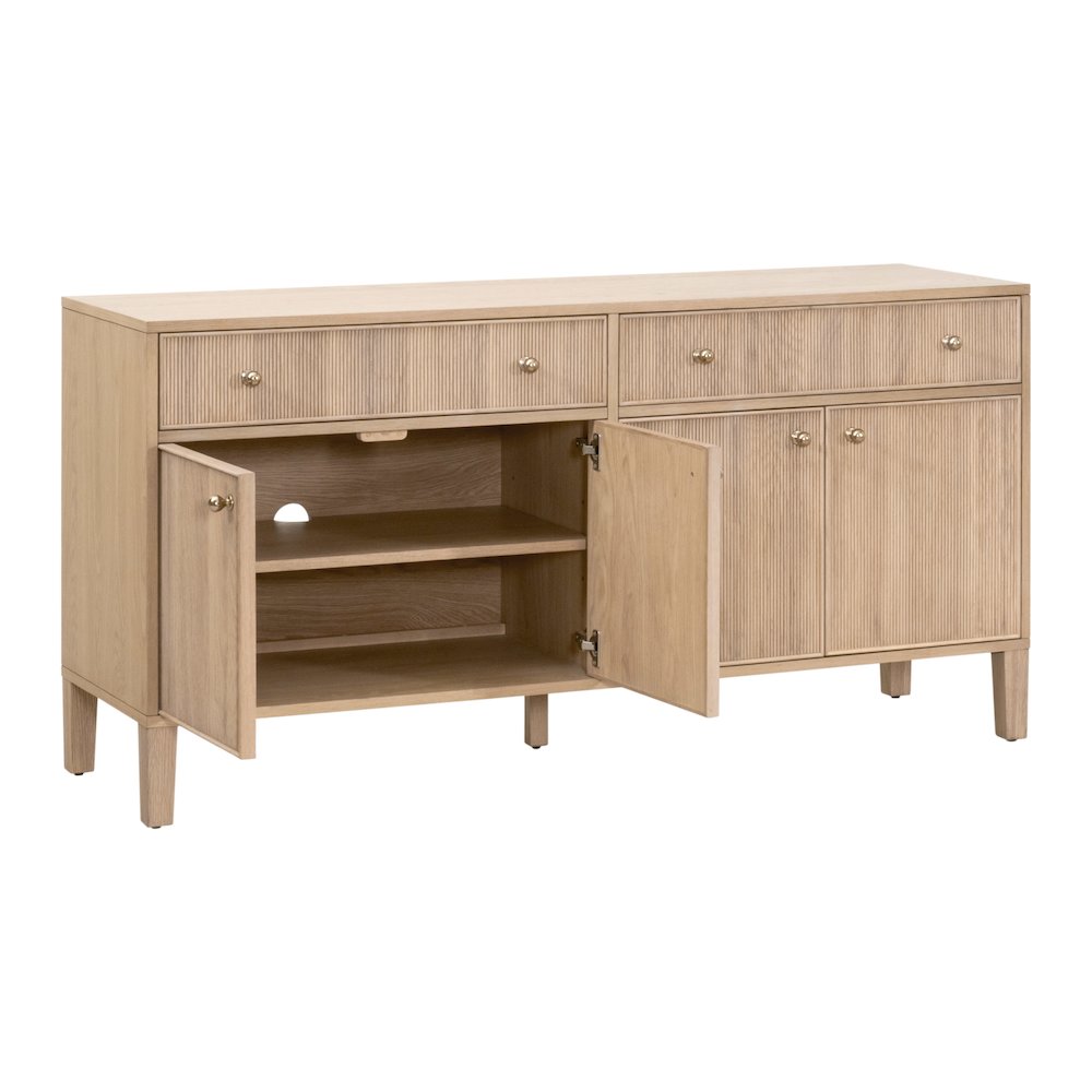 Bronze Bay Transitional Highland Media Sideboard. Picture 8