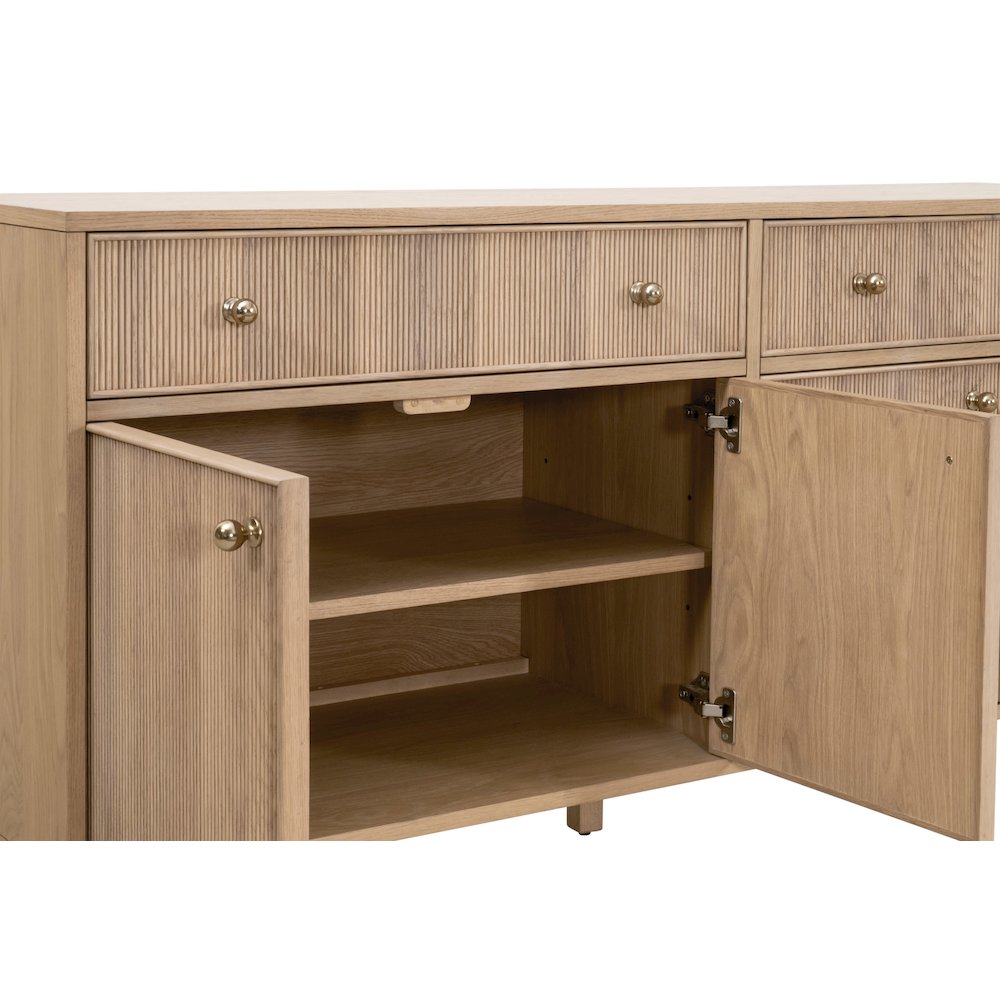 Bronze Bay Transitional Highland Media Sideboard. Picture 9