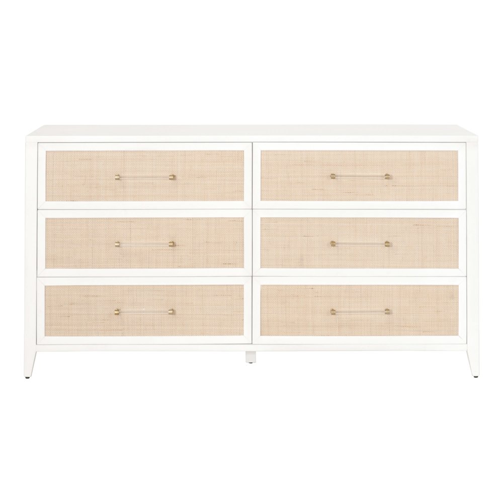 Traditions Transitional Holland 6-Drawer Double Dresser. Picture 1