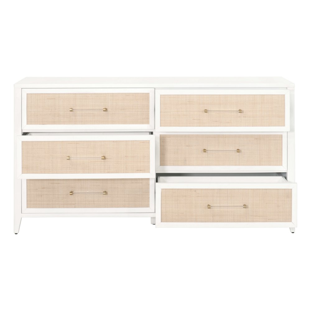 Traditions Transitional Holland 6-Drawer Double Dresser. Picture 2