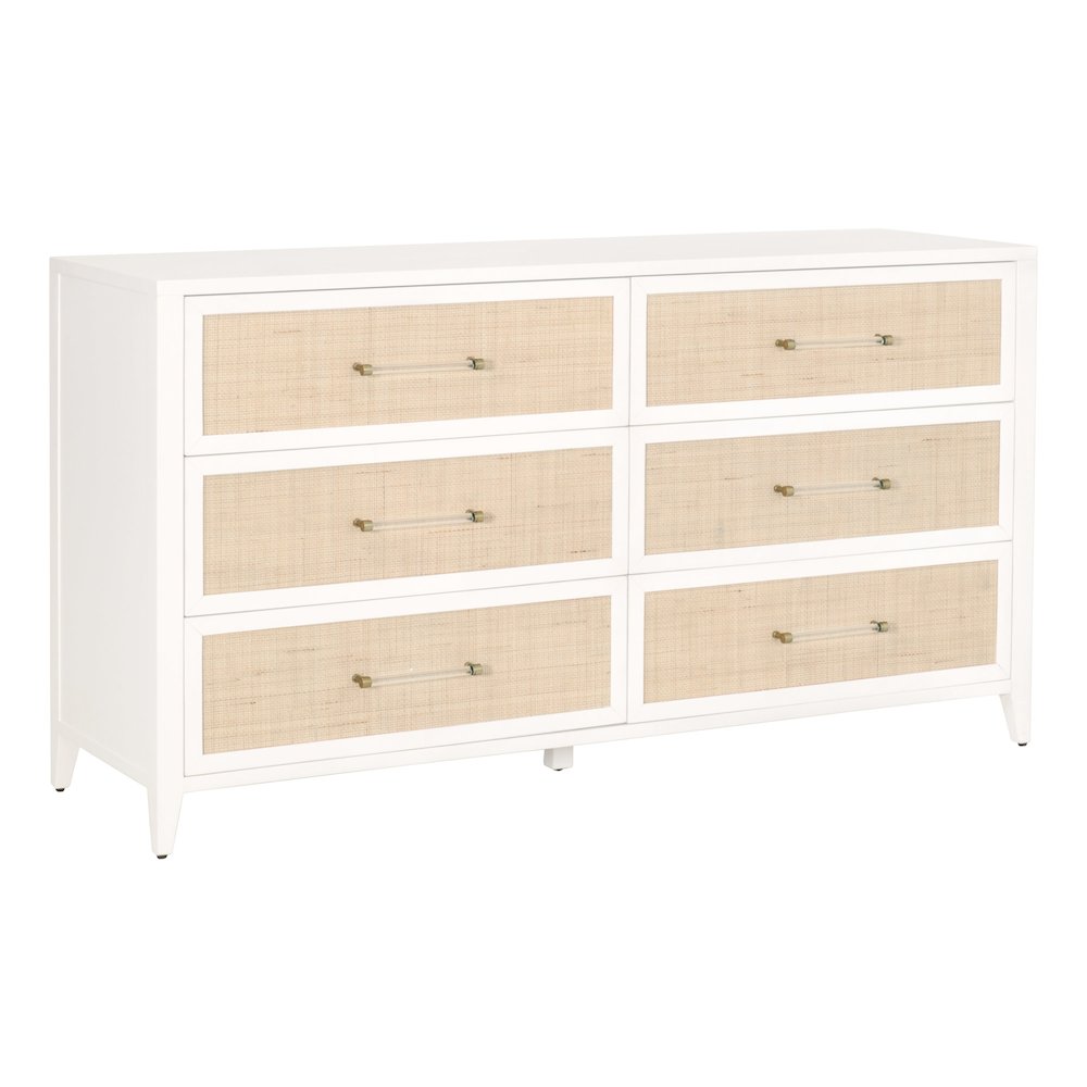 Traditions Transitional Holland 6-Drawer Double Dresser. Picture 3