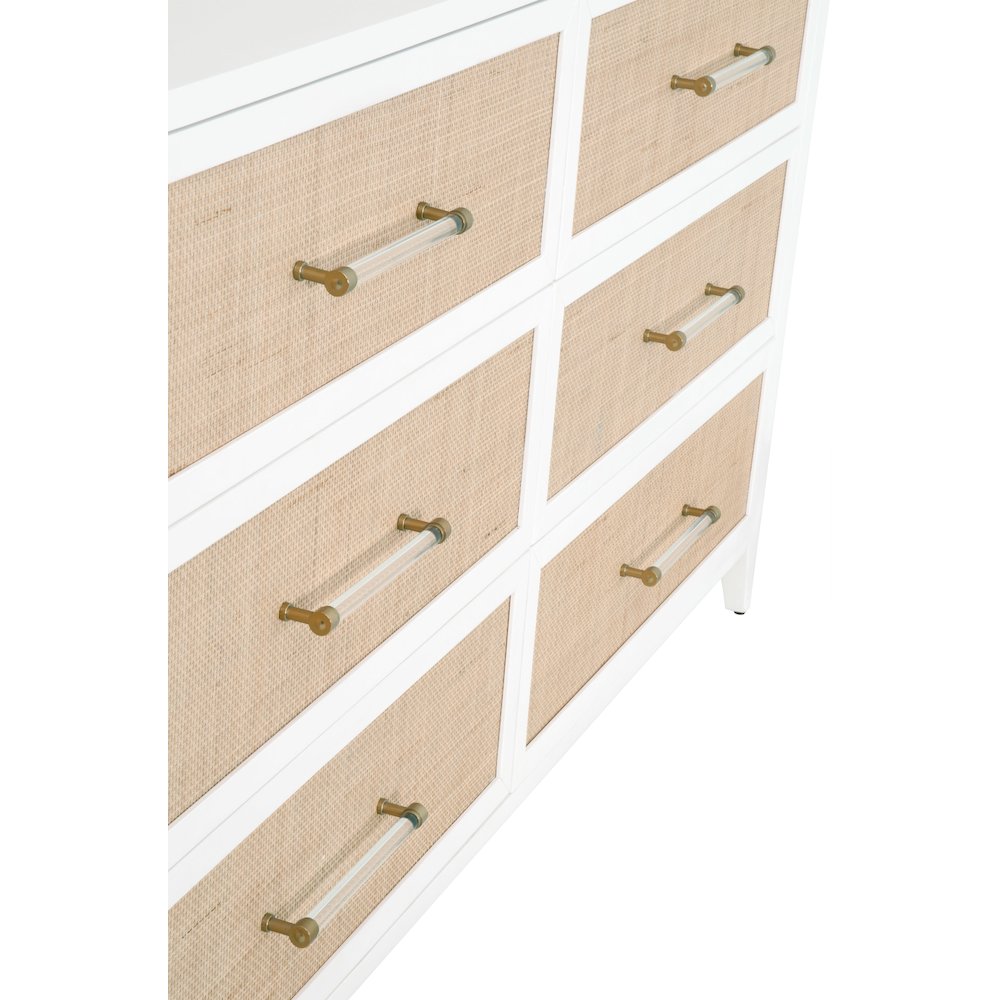 Traditions Transitional Holland 6-Drawer Double Dresser. Picture 4