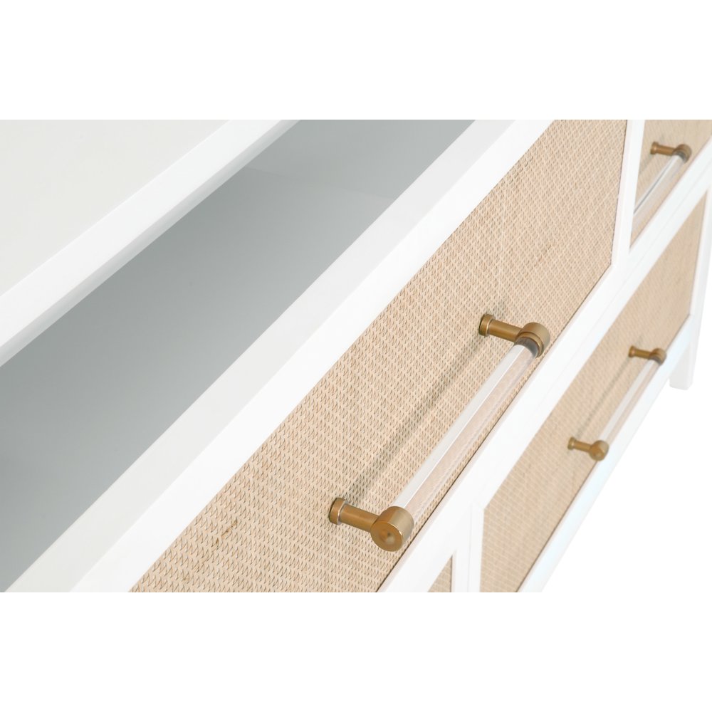 Traditions Transitional Holland 6-Drawer Double Dresser. Picture 5