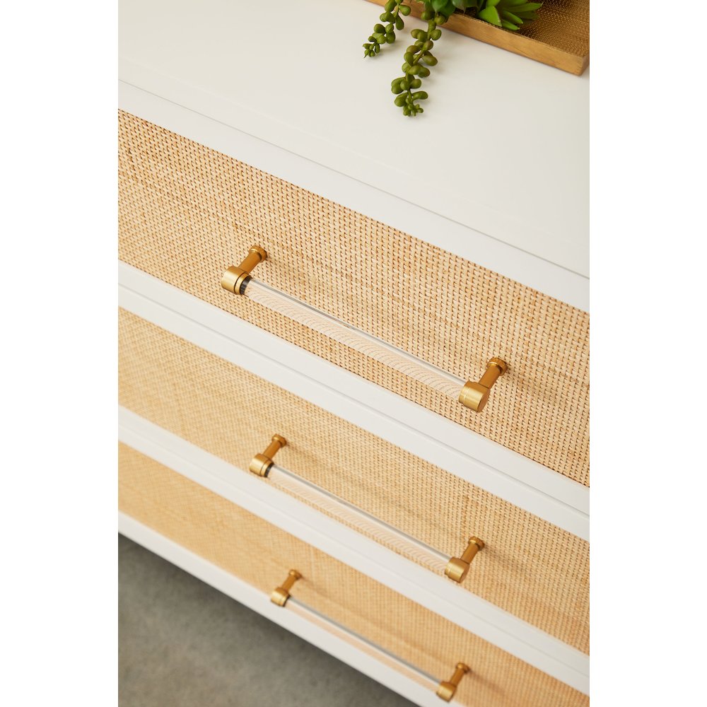 Traditions Transitional Holland 6-Drawer Double Dresser. Picture 8