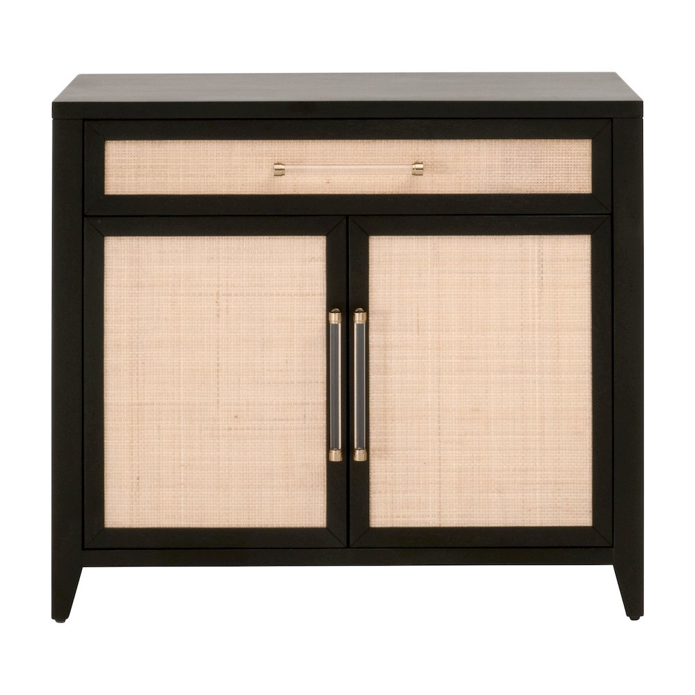 Traditions Transitional Holland Media Chest. Picture 1