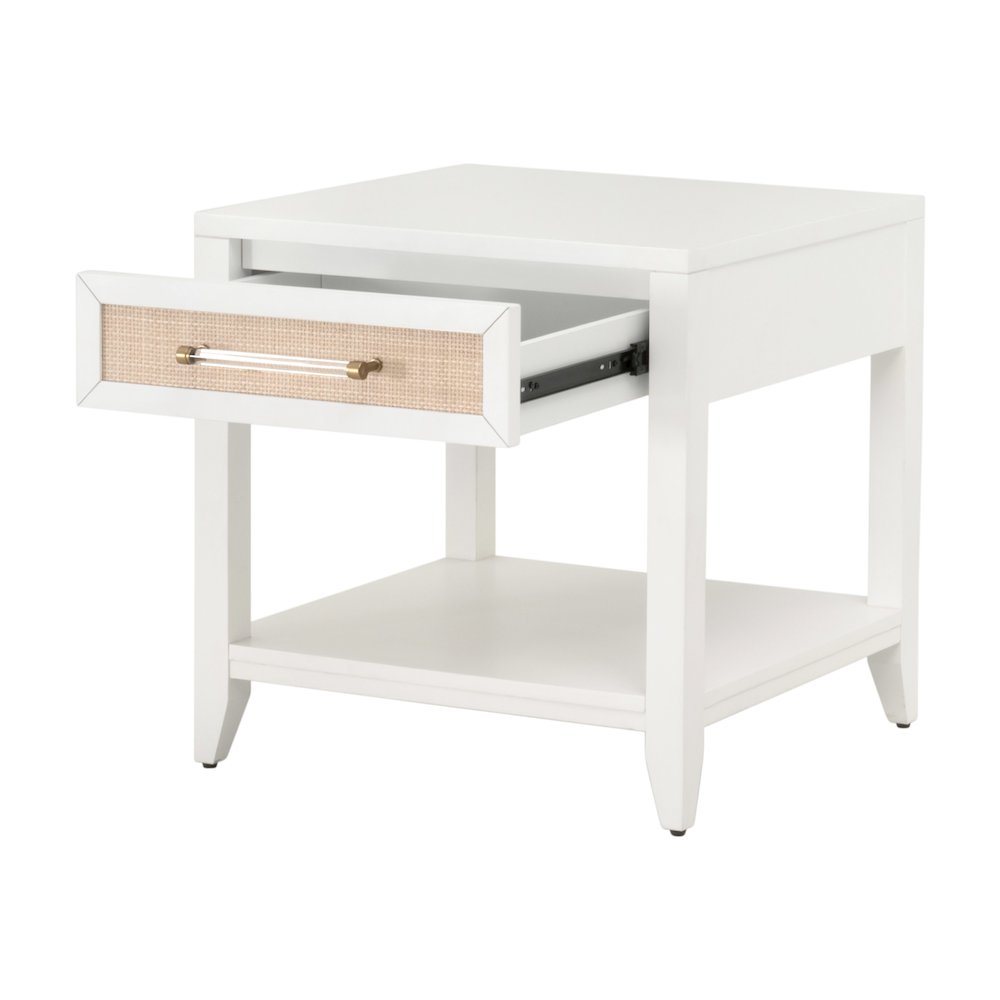 Traditions Transitional Holland 1-Drawer Side Table. Picture 4