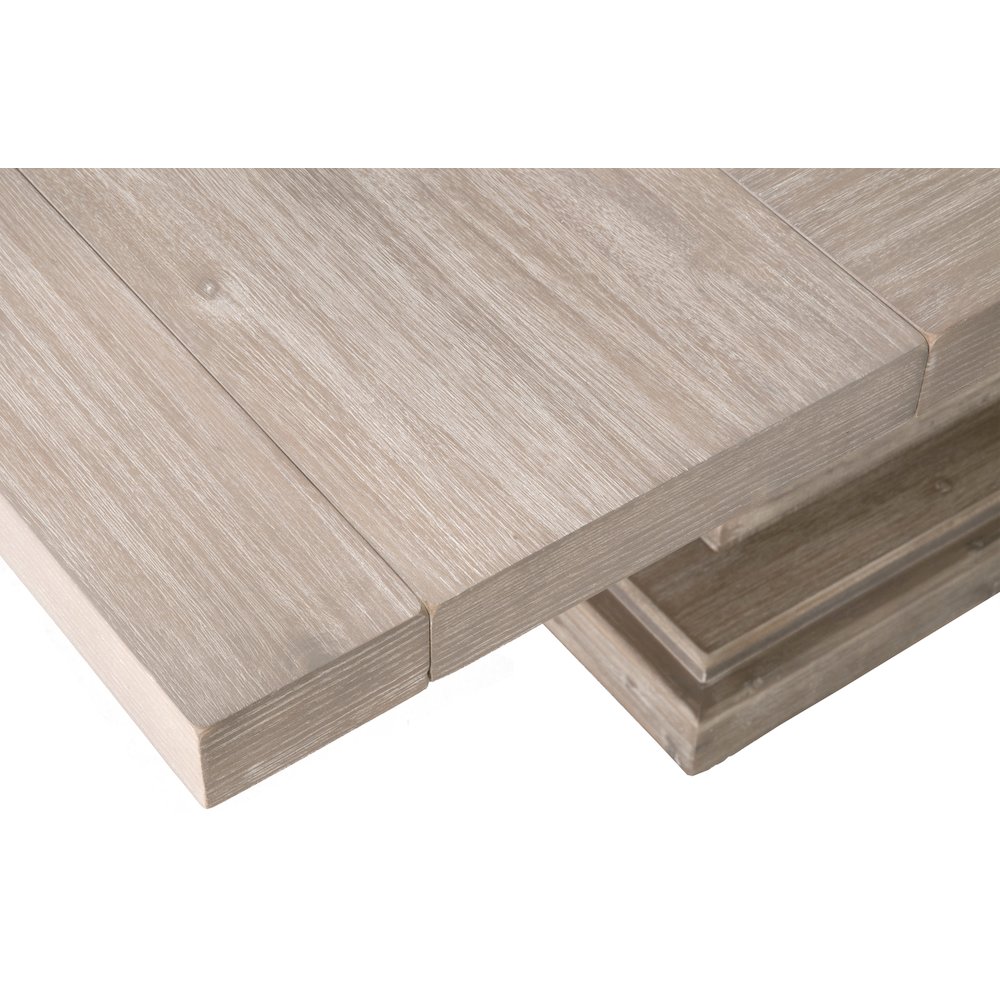 Traditions Transitional Hudson 44" Square Extension Dining Table. Picture 4