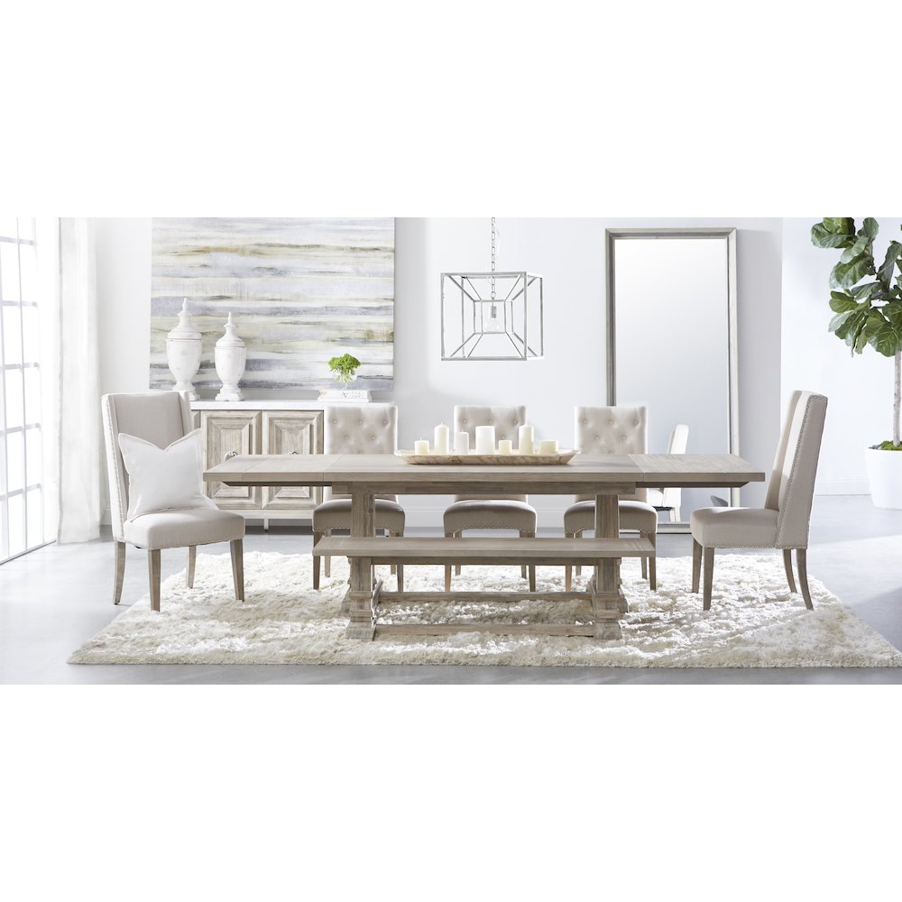 Traditions Transitional Hudson Extension Dining Table. Picture 5