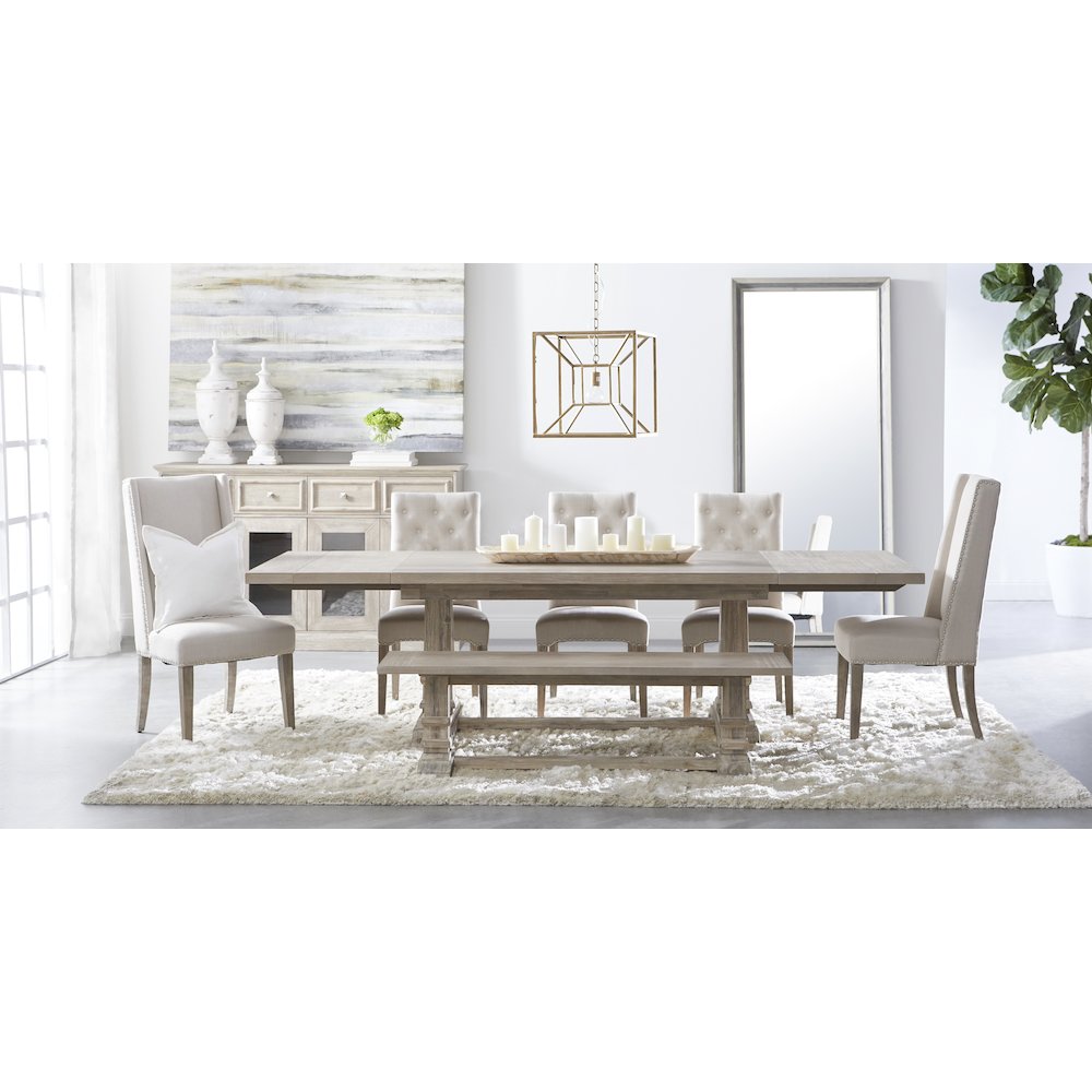 Traditions Transitional Hudson Extension Dining Table. Picture 6