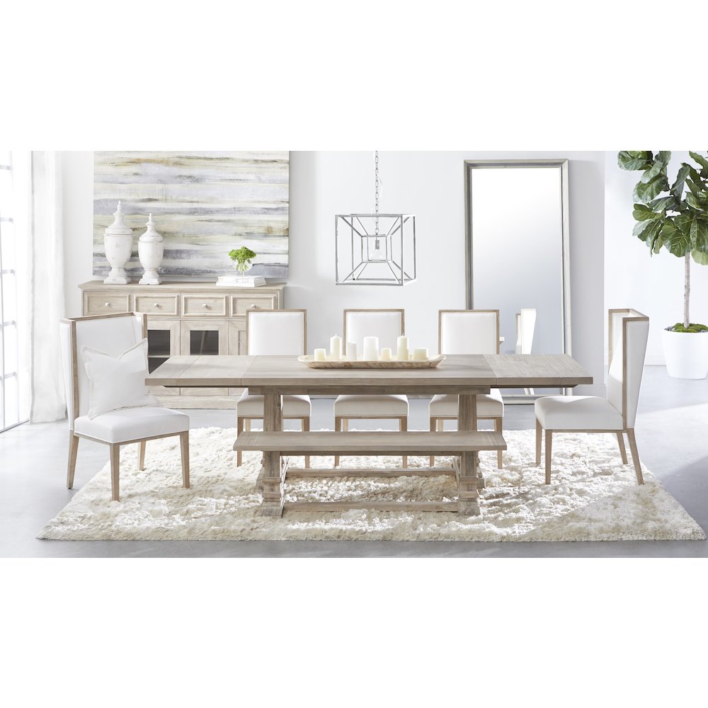 Traditions Transitional Hudson Extension Dining Table. Picture 7
