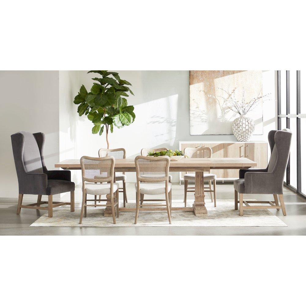 Traditions Transitional Hudson Extension Dining Table. Picture 16