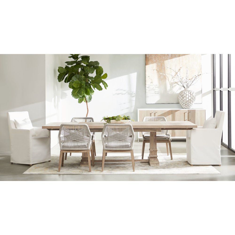 Traditions Transitional Hudson Extension Dining Table. Picture 17